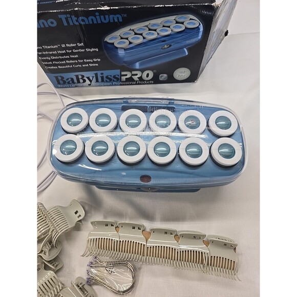BaByliss PRO Nano Titanium Jumbo Rollers Curlers Hairsetter - Picture 4 of 10